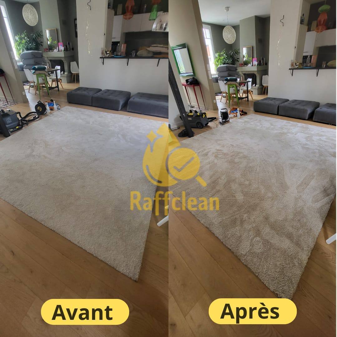 Réalisation RAFFCLEAN : nettoyage de tapis ou de moquette à domicile, photo 1