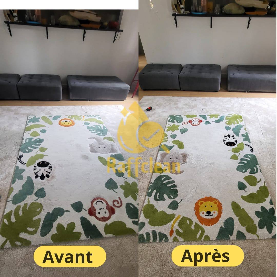 Réalisation RAFFCLEAN : nettoyage de tapis ou de moquette à domicile, photo 2