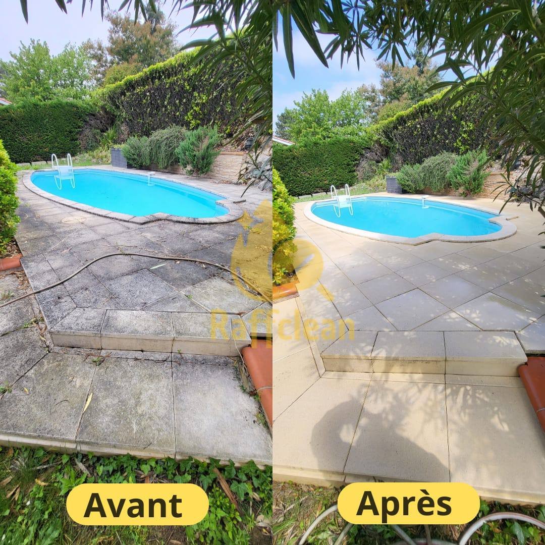 Réalisation RAFFCLEAN : nettoyage de terrasse, photo 2