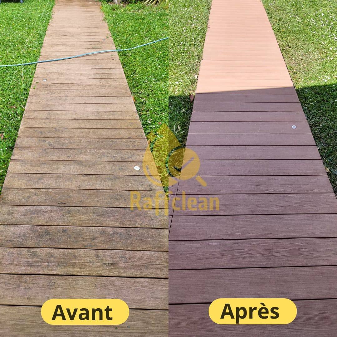 Réalisation RAFFCLEAN : nettoyage de terrasse, photo 1