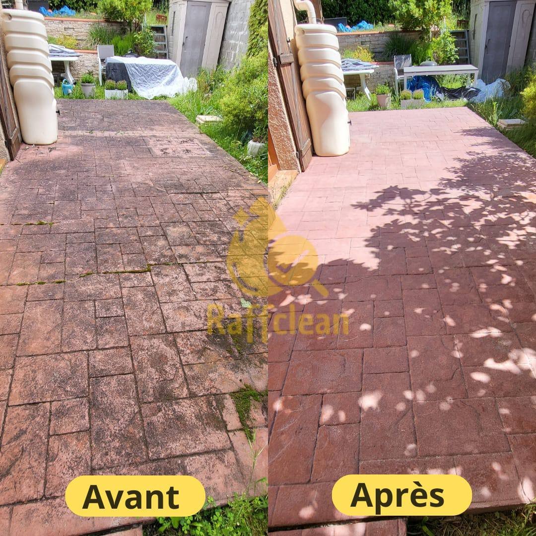Réalisation RAFFCLEAN : nettoyage de terrasse, photo 6