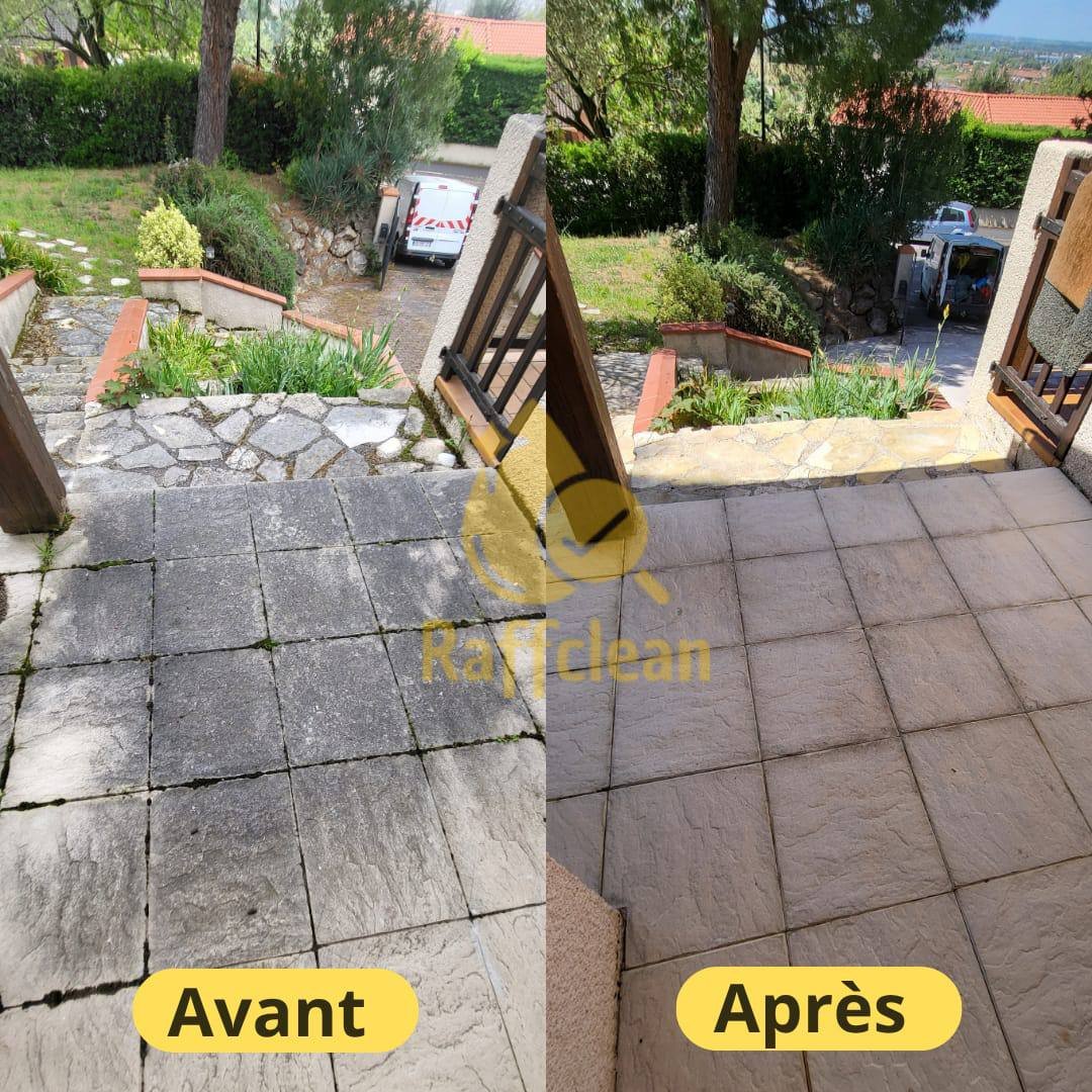 Réalisation RAFFCLEAN : nettoyage de terrasse, photo 3