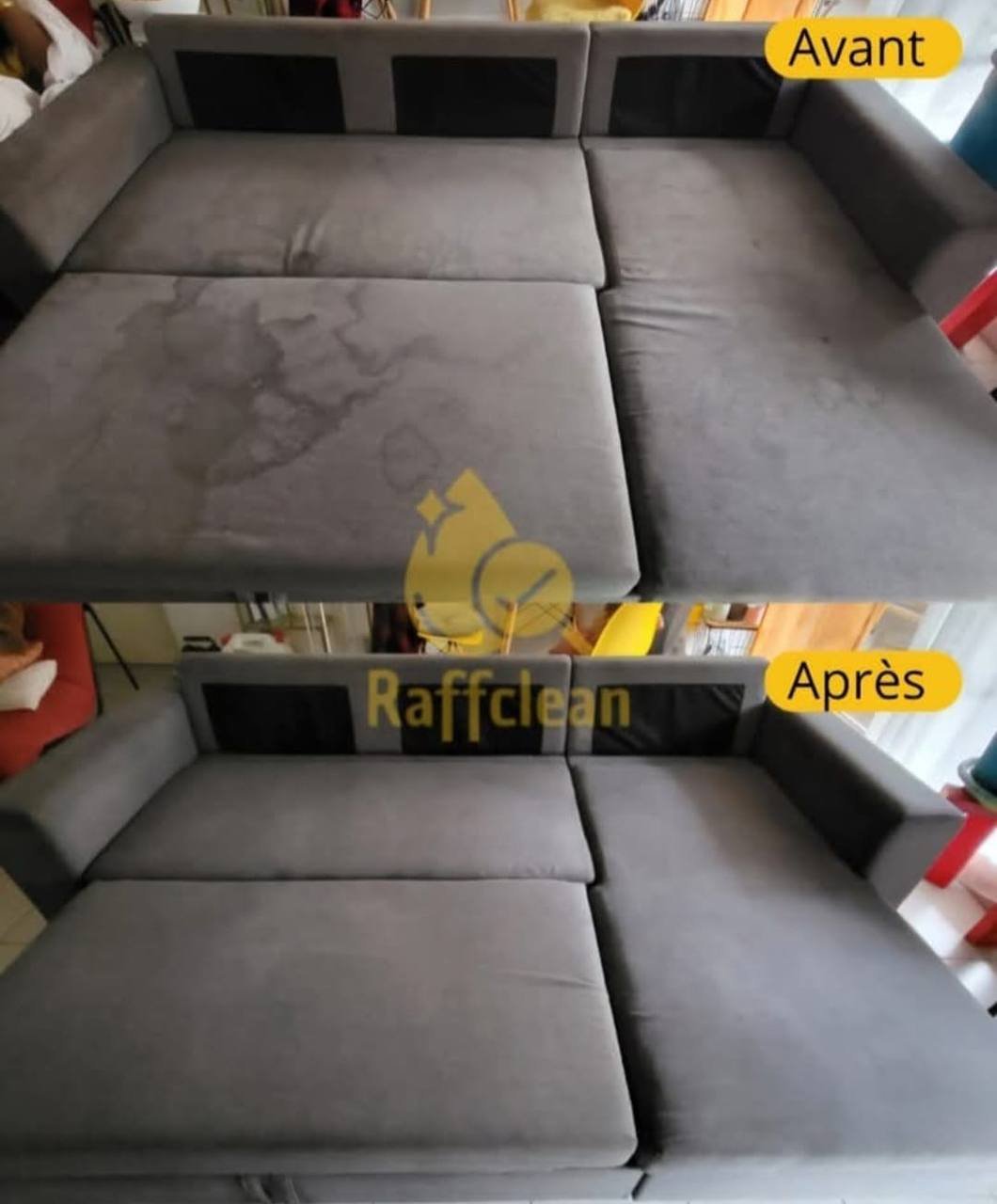 Réalisation RAFFCLEAN : nettoyage textile à Gragnague, photo 3